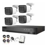 Hikvision Kit 4 Cámaras De Videovigilancia Exterior Hik5mpslq-kit(b)4ccc500 +hdd 500gb Y Cables De Instalación Micrófono Incorporad Alta Calidad Circuito Cerrado Cctv Hik5mpslq-kit(b) Fácil De Usar