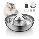 Isyoung Fuente De Agua Para Gatos De Acero Inoxidable, Fuent