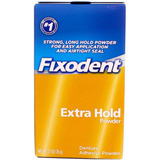 Fixodent Polvo Adhesivo Extra Para Dentaduras Postizas 4 Und