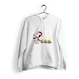 Sudadera Navidad Peanuts Snoopy Gorro Bufanda 3 Woodstock