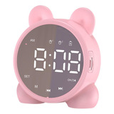 Reloj Despertador Inteligente Digital Led Con Altavoz Blueto