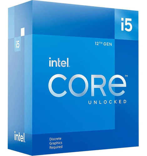 Procesador Intel Core I5 12400f 2.5 Ghz 6 Core Lga 1700