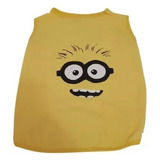 Roupa Para Cães E Gatos Fantasia Camiseta Minions