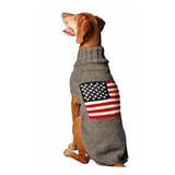 Suéter Perro Bandera Americana, 3xx-grande.
