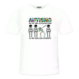 Diseño Autismo Habilidad Diferente Esqueleto Sublimar Remera