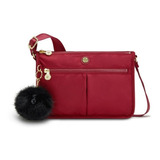 Bolsa Kipling 100% Original Mod Hailey Regal Ruby Lux