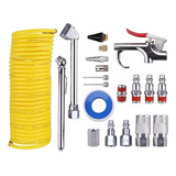 Kit Accesorios Aire Para Compresor Con Manguera 20 Piezas