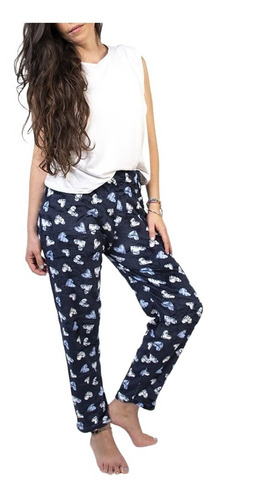 X5 Pantalon Pijama Soft Mujer Polar Importado Once Por Mayor