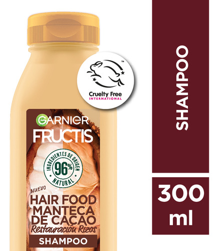 Shampoo Garnier Fructis Hair Food Manteca De Cacao 300ml