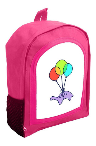 Mochila Infantil Rosa Nena Nene Dinosaurios R46