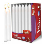 Velas Blancas  Candelabros  Candelabros De 7 Pulgadas 1...