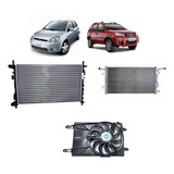 Kit Radiador Y Electroventilador Y Condensador Ford Ecosport