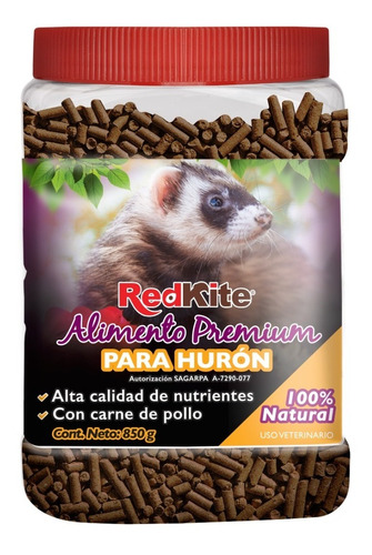 Alimento Premium P/huron 850 Grs