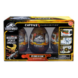 Captivz Huevo 3 Pack Clash Edition Jurassic World Bandai