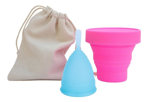 Copa Menstrual Certificada + Vaso Esterilizador + Bolsita