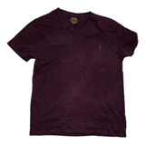 Playera Ralph Lauren Chico S Vino