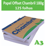 Papel Offset Chambril 180g A3 ( 125 Folhas )