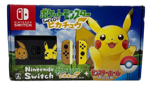 Console - Nintendo Switch Pokémon Let's Go Pikachu Frete Grátis 12x Sem Juros