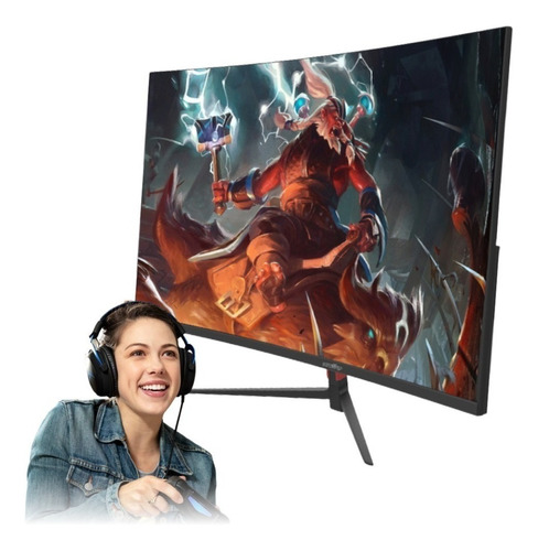 Monitor Gamer 27 Level Up Curvo Fhd 165hz 27-up6680