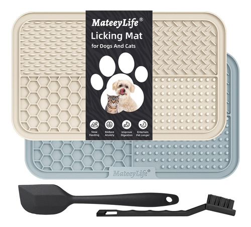 Mateeylife Alfombrilla Grande Para Lamer Perros Y Gatos Con