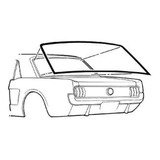 Mustang 65-68 Empaque Medallon Coupe