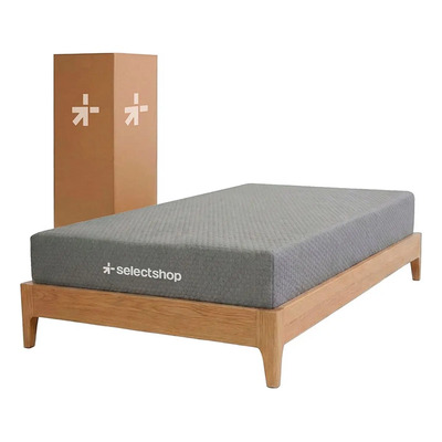 Colchón Individual Memory Foam 190 X 18 X 100cm Espuma Ergonómico Firme Ortopédico Selectshop Color Gris | Meses sin interés