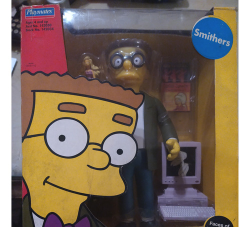 Simpsons Playmates Smithers Edicion De Lujo 22cm En Caja