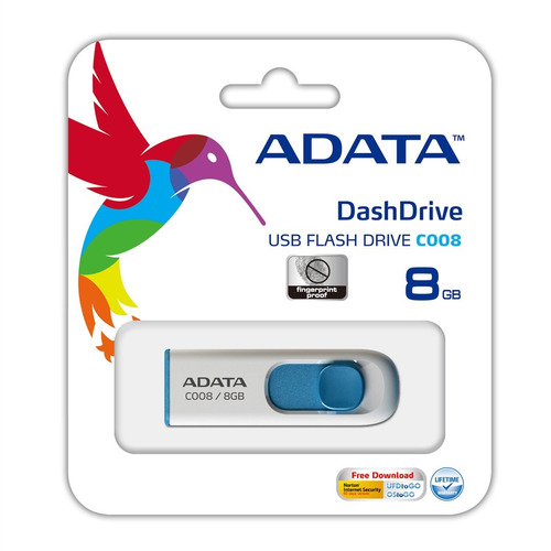 Pendrive Adata Classic C008 Retractil 8gb Usb 2.0