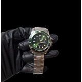 Reloj Rolex Con Fondo Verde Clon