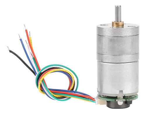 Dc Gear Motor Gm25-310 Encoder Reducción De Velocidad De Met