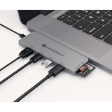 Nov8tech Usb C A Hdmi Hub 7in2 Adaptador Multipuerto Para Gr