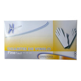 Guantes De Vinilo Caja 100 Unidades / Desechables Tallas  L