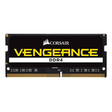 Memoria Ram Vengeance Gamer Color Negro 16gb 