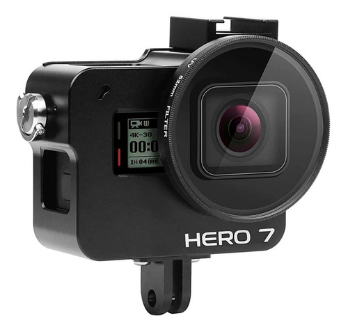 Carcasa Aluminio, Gopro Hero 7 6 5 Black, Case, Protector