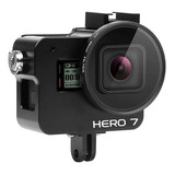 Carcasa Aluminio, P/ Gopro Hero 7 6 5 Black, Protector, Case