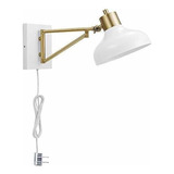 Globe Electric Berkeley Aplique De Pared Con Brazo Oscilant