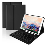 Estuche Forro Teclado Bluetooth Para iPad Con Espacio Lapiz