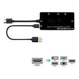 Adaptador Divisor Multipuerto Cy Hdmi A Vga/audio/hdmi/dvi C