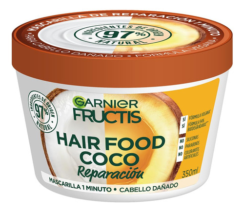 Garnier Fructis Hairfood Coco - Mascarilla De Reparación Par