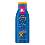 Protector Solar Nivea Sun Protect Hydrate Crema Fps30 400ml