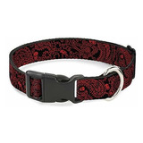 Collar Gato Catrina Rojo-negro 8-12'' 0.5'' - Producto:  