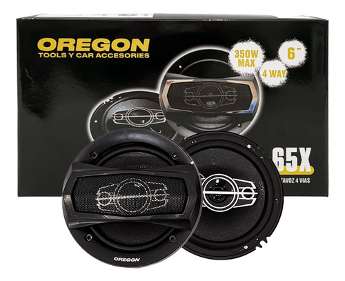 Juego De Parlantes Oregon 350 Watts Max 6 Pulgadas 4 Vias