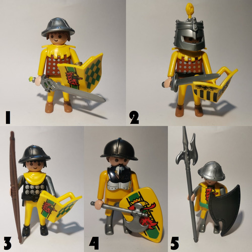 Playmobil Caballeros Del Aguila Medievales Guerreros Knight