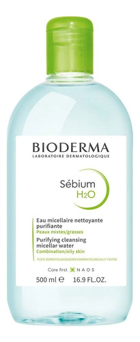 Sébium H2o Bioderma Agua Micelar Desmaquillante 500ml