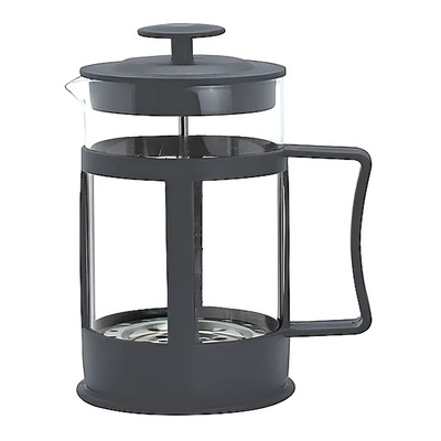 Cafetera Individual Prensa Francesa 1 Litro Te Embolo Vidrio Color Negro | MercadoLibre