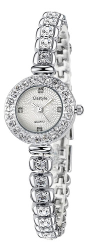 Clastyle Elegante Reloj De Plata Para Mujeres Y Niñas, Reloj