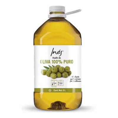 Aceite De Oliva 100% Puro Sin Gluten Inés 5 Litros Sabor Medio | MercadoLibre