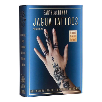 Kit Premium De Pintura Corporal Y Tatuaje Temporal Negro Jag | Envío gratis