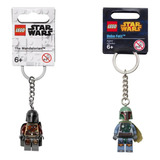 Lego Star Wars Duo Llaveros Mandaloriano + Boba Fett - 2pz