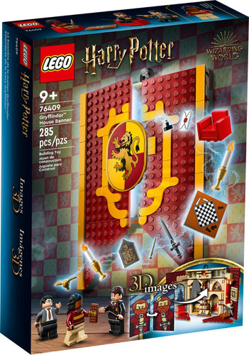 Lego 76409 Estandarte De La Casa Gryffindor Cantidad De Piezas 285